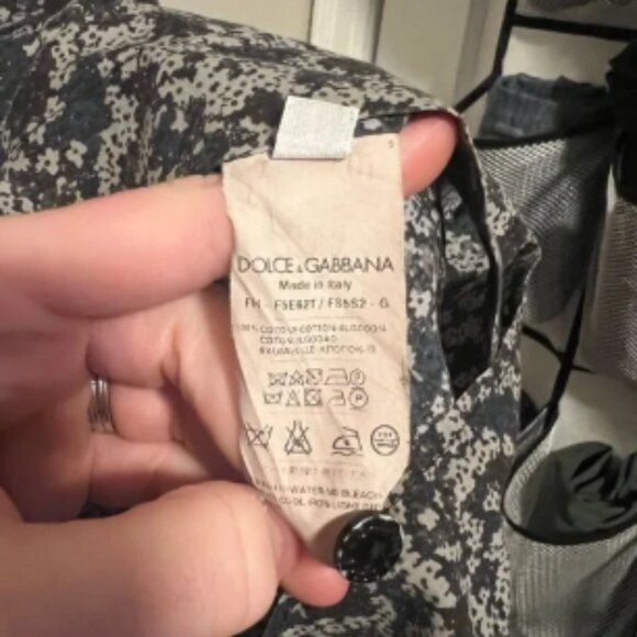 dolce & gabbana floral button down shirt - Picture 5 of 6